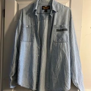 Harley Davidson jean flannel